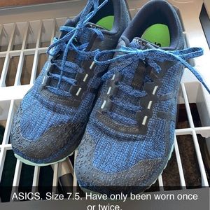 ASICS. Worn 2x maybe.